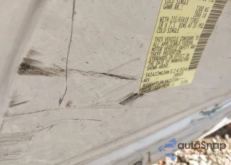 2017 Nissan Murano S/Sl/Sv/Platinum z USA, uszkodzony, nr VIN 5N1AZ2MG3HN124304